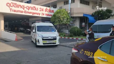 ตร.ทางหลวงนำส่งทหารบาดเจ็บจากชายแดน สู่มือหมอพระมงกุฎฯ