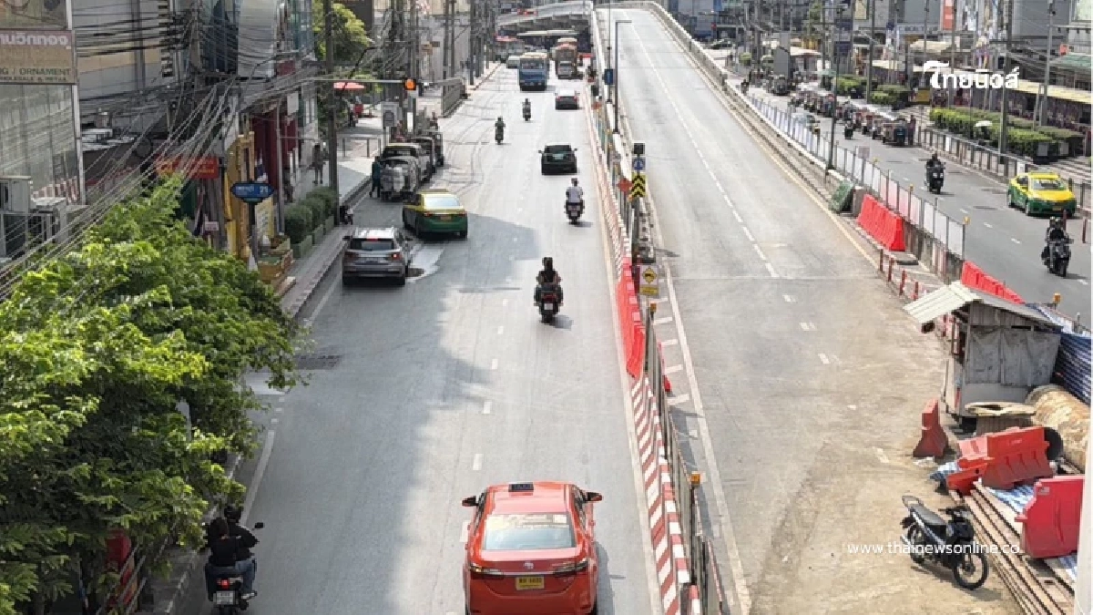 ปิดยาว สะพานแยกประตูน้ำ 24 ชม. เริ่มพรุ่งนี้ เผื่อเวลาเดินทาง
