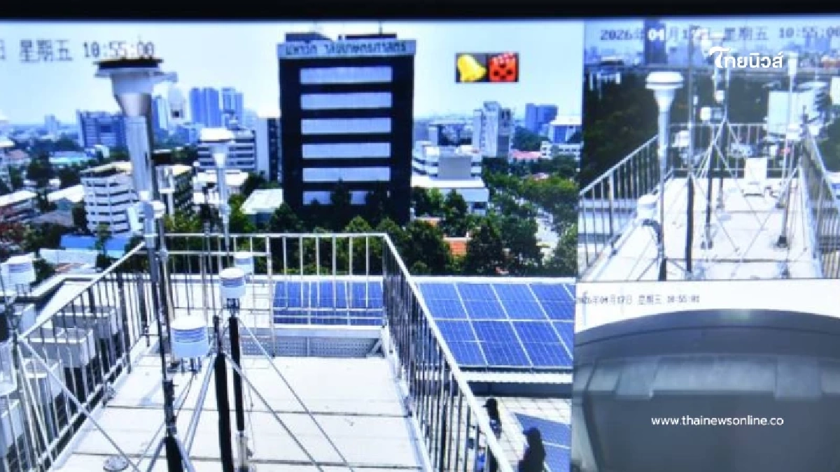 รู้จัก Super Station สถานีสุดล้ำกลาง กทม. ใช้สู้ฝุ่น PM2.5