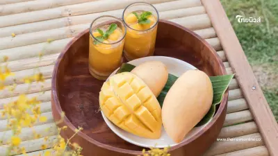 ชูของดี GI อีสาน “มะม่วงน้ำดอกไม้สีทองบ้านแฮดขอนแก่น” เสิร์ฟความหวานในงานแต่ง ณเดชน์–ญาญ่า