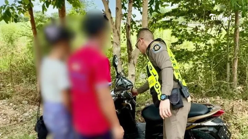 เห็นพิรุธ ตร.ทางหลวงรวบคู่รักซุ่มกลางป่า ก่อนพบความลับที่ซ่อนไว้