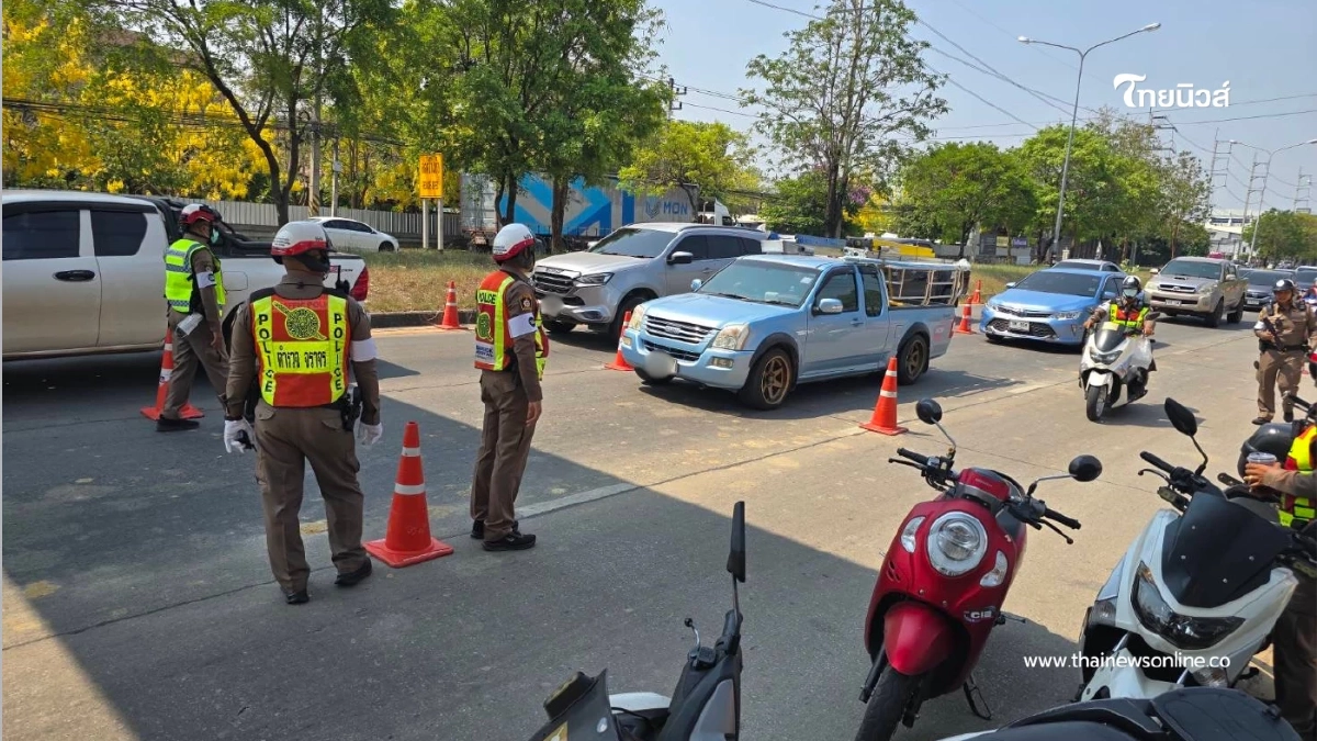 ตร.โคราชกวดขันวินัยจราจรวันแรก จับปรับจริง 10 ข้อหาหลัก