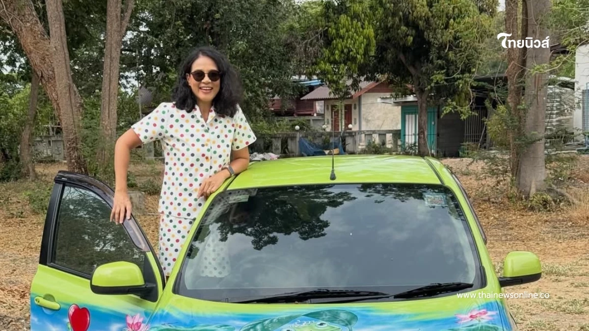 กบ ปภัสรา เปิดรถคู่ใจ ขับเข้าสวนเก็บมะม่วง ทะเบียนสวยจำง่าย
