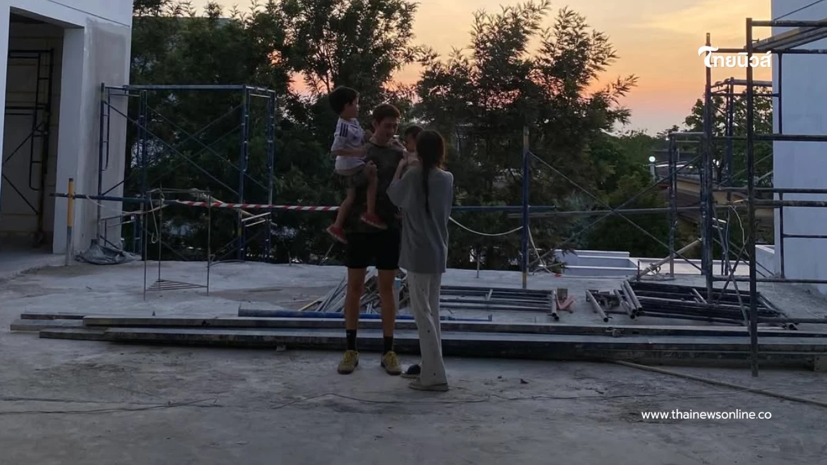 ใหญ่โตอลังการ! ปุ้มปุ้ย   ควง กวินท์  อัปเดตบ้านเพื่อครอบครัว