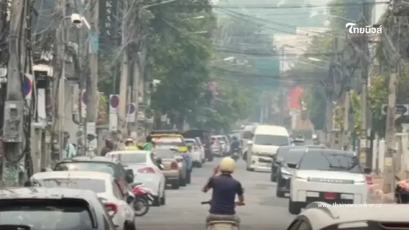 เชียงใหม่จมฝุ่น PM2.5 เข้าสู่วันที่ 9 พบจุดความร้อนพุ่ง 168 จุด