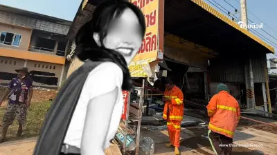 สลดรับสงกรานต์ ลูกสาวหนีไฟไม่ทัน ดับคาร้านอะไหล่รถยนต์