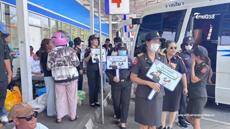 ขนส่งยัน บขส.โคราชไม่มีผู้โดยสารตกค้าง ระดมรถเสริมส่งกลับปลอดภัย