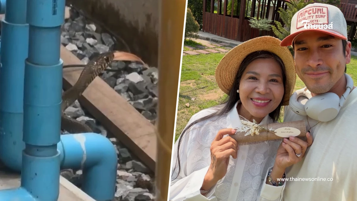 "แม่แก้ว" เจองูเลื้อยเข้าบ้านในวันพระ พร้อมเปิดบ้านเลขที่