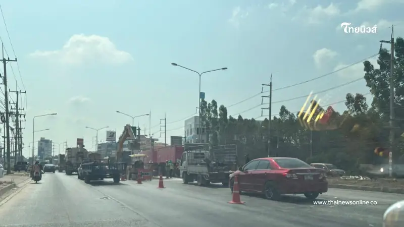 เช็กเส้นทาง ปิด 2 เลนขวาถนนเพชรเกษมขาออก กม.52 ถึง 8 เม.ย. นี้