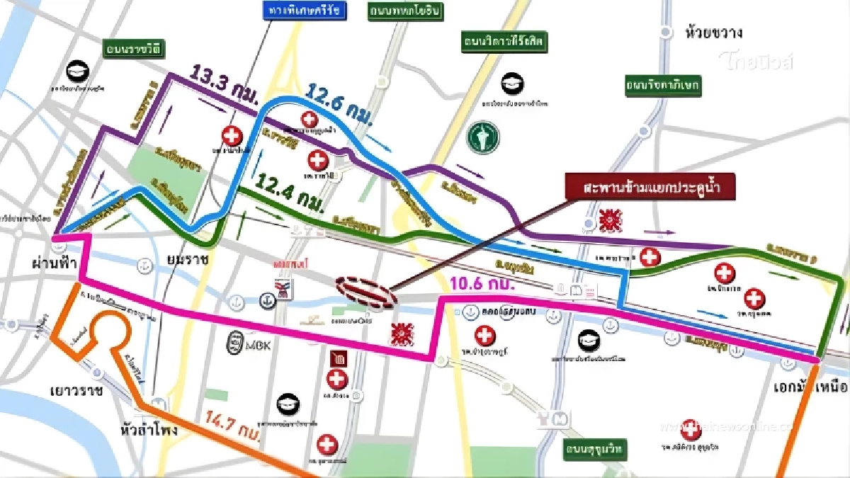 ปิดสะพานประตูน้ำ 24 เม.ย. นี้ เช็ก 5 ทางเลี่ยงด่วน หนีรถติด