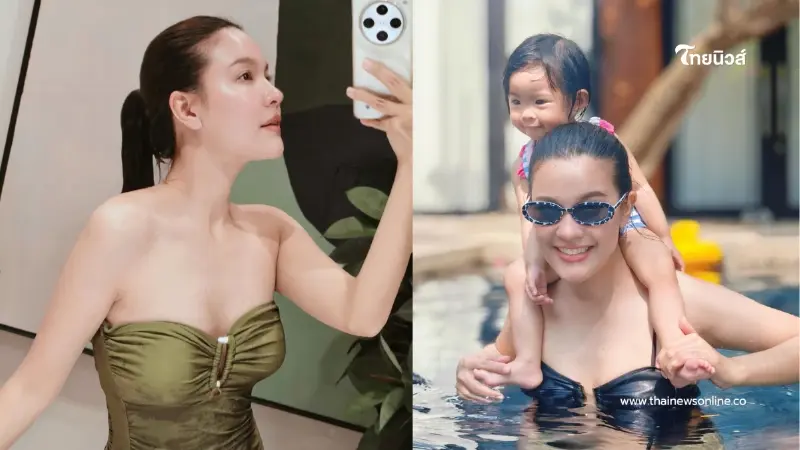“เปาวลี” สลัดลุคหวาน อวดหุ่นสวยในชุดว่ายน้ำ ทำโซเชียลไฟลุก