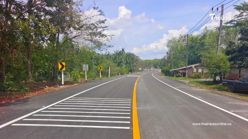 กรมทางหลวงชนบท ซ่อมสร้างถนนสาย ตง.1018 ตรัง-กระบี่ เสร็จสมบูรณ์ กรมทางหลวงชนบท ซ่อมสร้างถนนสาย ตง.1018 ตรัง-กระบี่ เสร็จสมบูรณ์