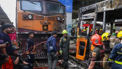 ถึงว่า รถไฟเบรกไม่อยู่ สุดท้าย ชนรถเมล์ 206 กลายเป็นโศกนาฏกรรม ถึงว่า รถไฟเบรกไม่อยู่ สุดท้าย ชนรถเมล์ 206 กลายเป็นโศกนาฏกรรม