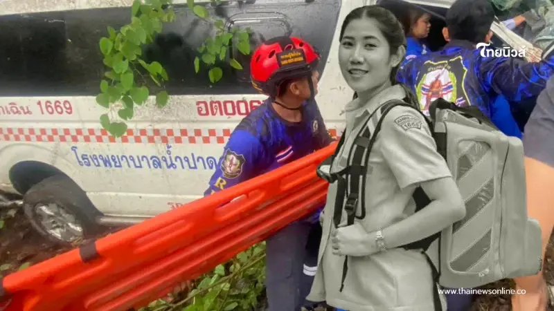 สูญเสีย "น้องจูน" เจ้าหน้าที่กู้ชีพ ดับหลังรถพยาบาลประสบอุบัติเหตุ สูญเสีย "น้องจูน" เจ้าหน้าที่กู้ชีพ ดับหลังรถพยาบาลประสบอุบัติเหตุ