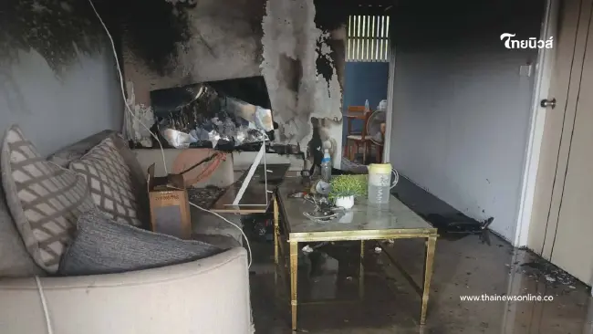 อุทาหรณ์ไฟไหม้บ้าน! เหตุจุดธูปทิ้งไว้ก่อนออกไปข้างนอก