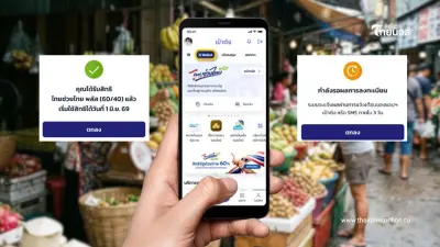 เช็กสิทธิ ไทยช่วยไทยพลัส หลังลงทะเบียน แจ้งเตือนแบบไหนได้สิทธิชัวร์ เช็กสิทธิ ไทยช่วยไทยพลัส หลังลงทะเบียน แจ้งเตือนแบบไหนได้สิทธิชัวร์