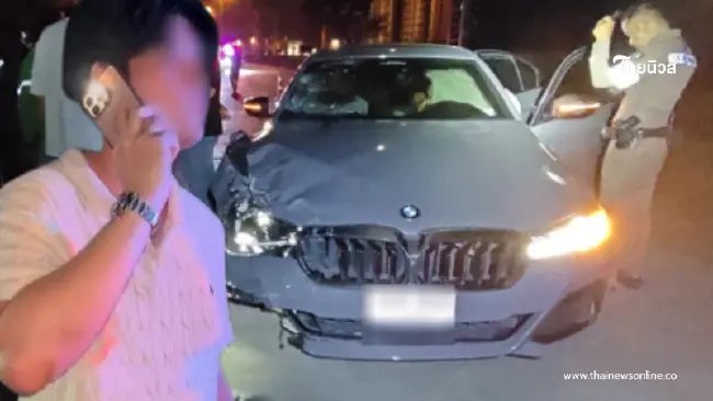 รู้แล้วใครยื่นประกัน นักศึกษาซิ่ง BMW เมาชนไรเดอร์ดับ