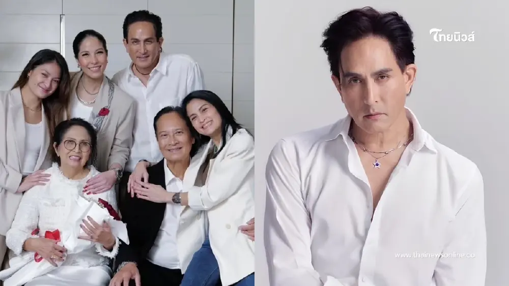 พีท ทองเจือ รวมเฟรมครอบครัวใหญ่ หน้าตาดีพรีเมียมทั้งตระกูล