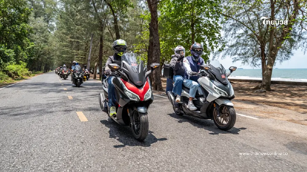 รถจักรยานยนต์ฮอนด้า พาชาว New Honda FORZA 350 และ ADV350 ออกทริปสุดเอ็กซ์คลูซีฟ