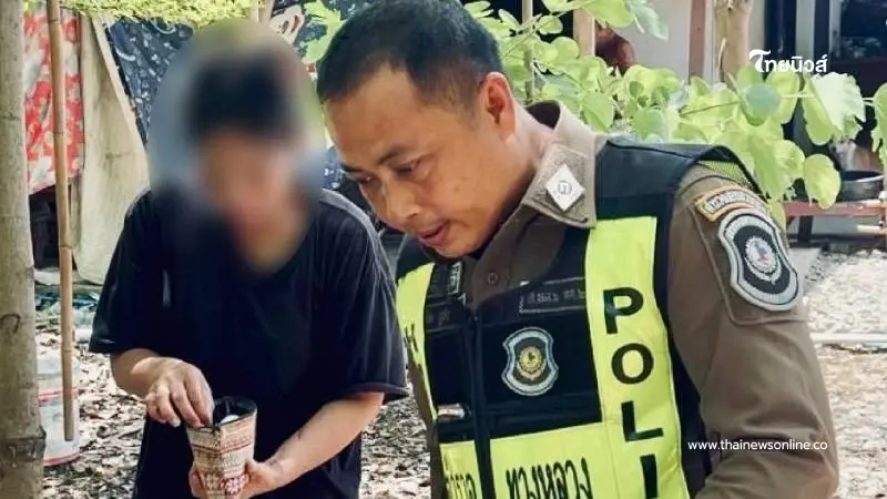 ตร.ทางหลวงศรีประจันต์ เข้าควบคุมตัวผู้ต้องหาตามหมายศาล