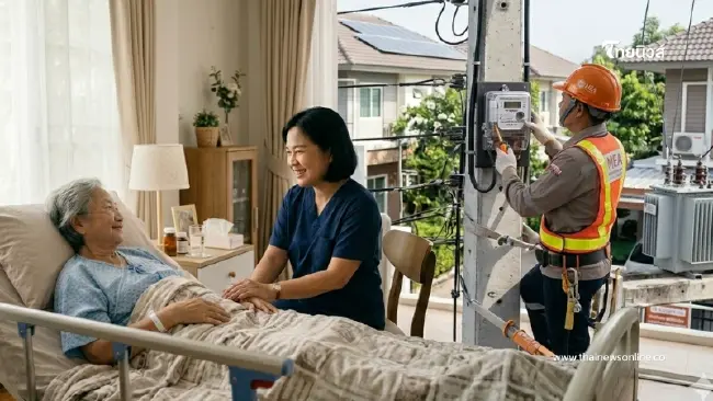 MEA ห่วงใยไม่ทิ้งใครไว้ข้างหลัง! ลุยติด Smart Meter บ้านผู้ป่วย