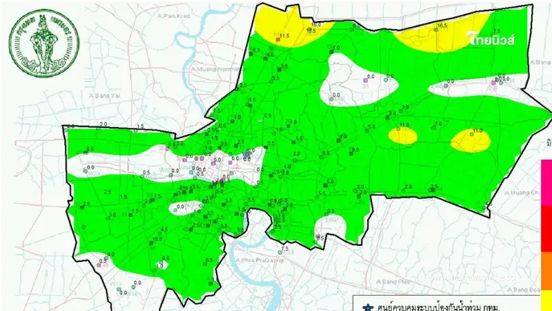 กรุงเทพฯ เตรียมรับมือ ฝนตก 60% ของพื้นที่ เช็กจุดเสี่ยงวันนี้ กรุงเทพฯ เตรียมรับมือ ฝนตก 60% ของพื้นที่ เช็กจุดเสี่ยงวันนี้