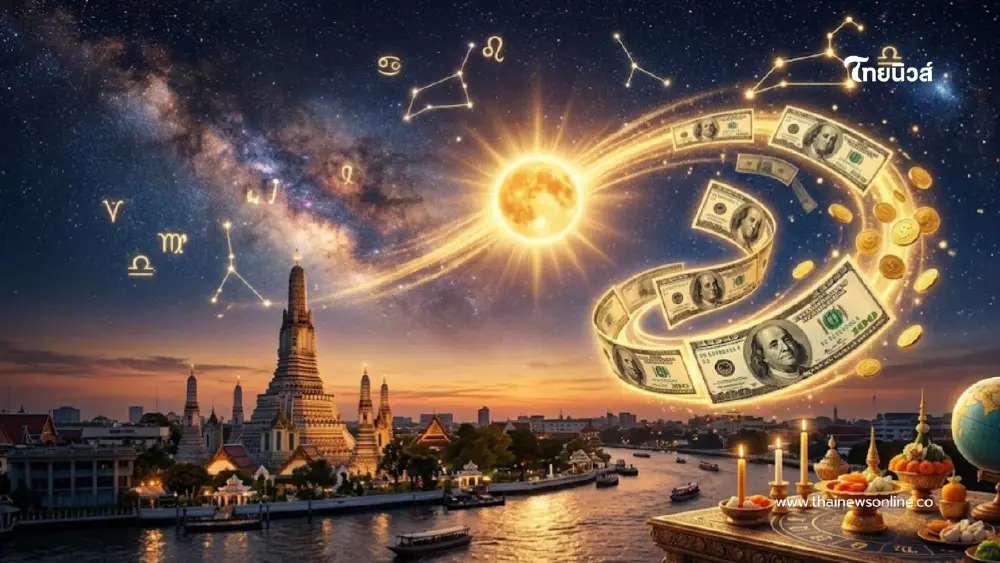 5 ราศีเท่านั้น! ดาวอาทิตย์ย้าย ราชาโชค เงินพุ่ง รวยกระหึ่ม 5 ราศีเท่านั้น! ดาวอาทิตย์ย้าย ราชาโชค เงินพุ่ง รวยกระหึ่ม