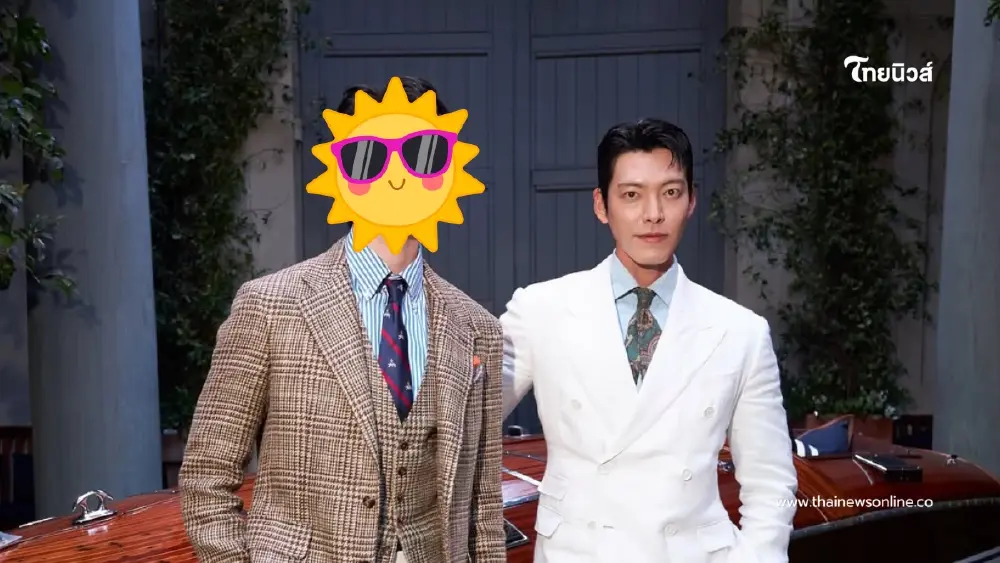 หล่อสร้างเรื่อง นักแสดงไทยเฉิดฉายงานแฟชั่น ประกบไหล่คิมอูบิน