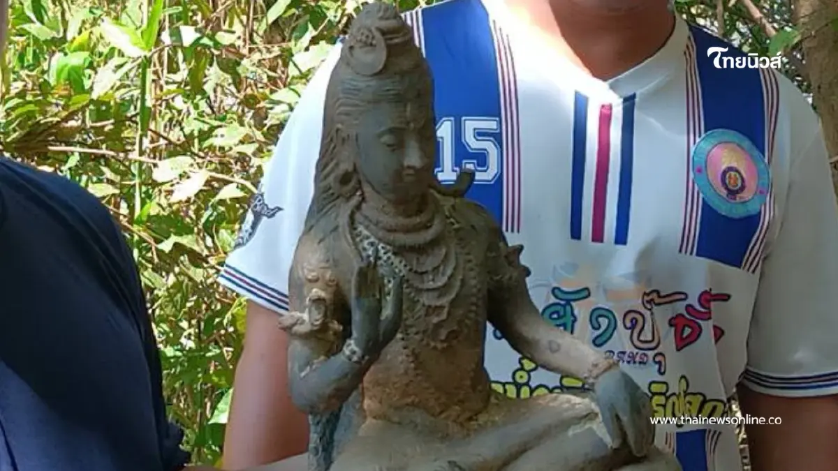 สาธุ! เบ็ดเกี่ยวพระศิวะลอยทวนน้ำ ฟ้าพิโรธมืดครึ้มฉับพลัน
