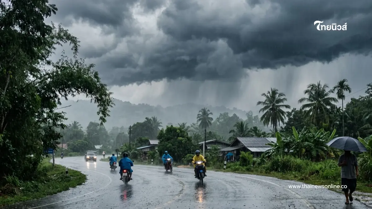 กรมอุตุฯ เปิดรายชื่อ 28 จังหวัด รับมือฝนตกหนักถึงหนักมาก