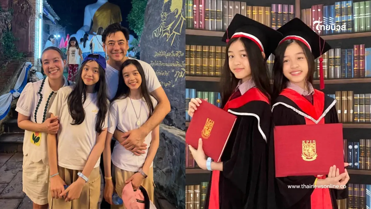 ดีเอ็นเอพรีเมียม ลูกสาวฝาแฝดของนักแสดงรุ่นใหญ่ เรียนจบเกรดพุ่ง ดีเอ็นเอพรีเมียม ลูกสาวฝาแฝดของนักแสดงรุ่นใหญ่ เรียนจบเกรดพุ่ง