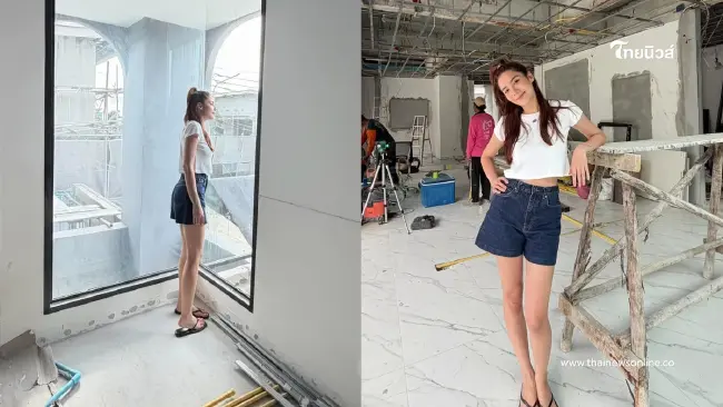 จีน่า เดอะเฟซ เปิดภาพบ้านใหม่ ขนาดสร้างไม่เสร็จยังฉายแววสวยสับ จีน่า เดอะเฟซ เปิดภาพบ้านใหม่ ขนาดสร้างไม่เสร็จยังฉายแววสวยสับ