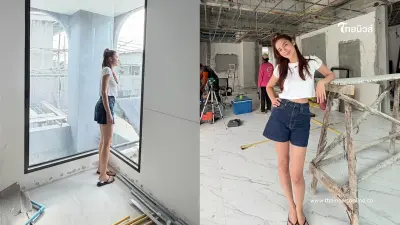 จีน่า เดอะเฟซ เปิดภาพบ้านใหม่ ขนาดสร้างไม่เสร็จยังฉายแววสวยสับ จีน่า เดอะเฟซ เปิดภาพบ้านใหม่ ขนาดสร้างไม่เสร็จยังฉายแววสวยสับ