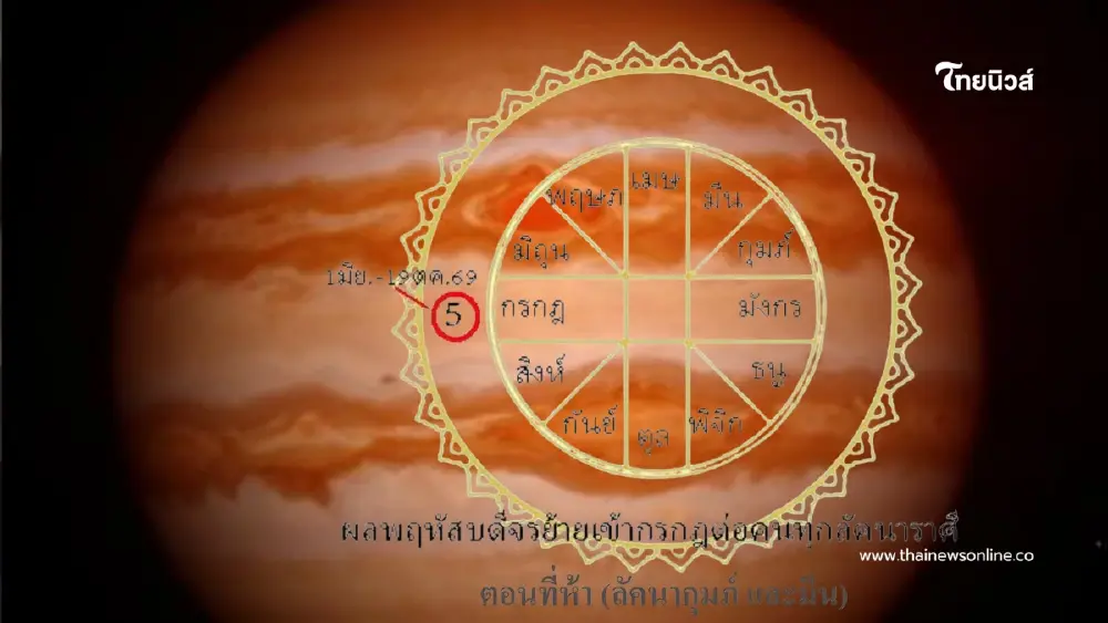 2 ลัคนาสุดท้าย พฤหัสจรเต็มๆ ดวงหนึ่งกลับ อีกดวงพุ่งแรงรอบ 12 ปี 2 ลัคนาสุดท้าย พฤหัสจรเต็มๆ ดวงหนึ่งกลับ อีกดวงพุ่งแรงรอบ 12 ปี