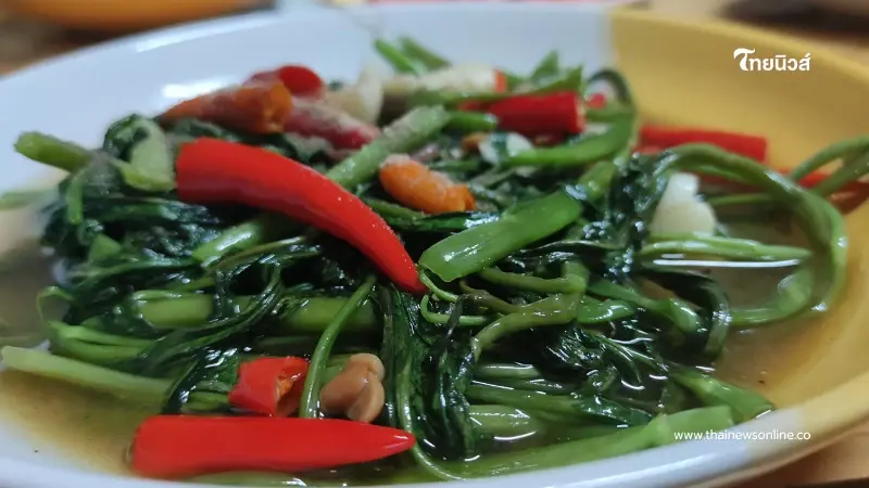"ผัดผักบุ้งไฟแดง" ทำไมทำเองแล้วดำปี๋ แต่อยู่ร้านเขียวกรอบหอมกระทะ "ผัดผักบุ้งไฟแดง" ทำไมทำเองแล้วดำปี๋ แต่อยู่ร้านเขียวกรอบหอมกระทะ