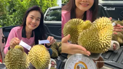 ต่าย อรทัย ชวนอุดหนุนทุเรียนบ้านเกิด ขายปีแรกลูกโตมาก ต่าย อรทัย ชวนอุดหนุนทุเรียนบ้านเกิด ขายปีแรกลูกโตมาก