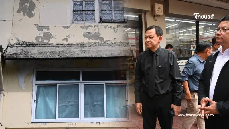 กทม. ตรวจพบ "กันสาดเสี่ยงถล่ม" สั่งรื้อทันที ปลัดฯ เตือนเจ้าของตึกเช็กรอยร้าว