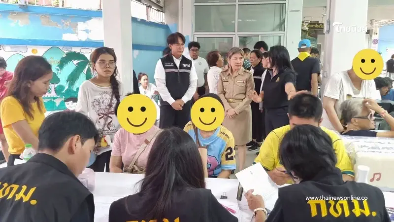 รองปลัด กทม. ตรวจเยี่ยมศูนย์พักพิงชั่วคราว สรุปความเสียหายไฟไหม้พระราม 6
