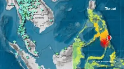 กางแผนที่ดูชัดๆ เหตุใดไทยไร้ความเสี่ยงสึนามิ หลังฟิลิปปินส์เผชิญแผ่นดินไหวรุนแรง
