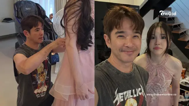 โมเมนต์ทัชใจ ลิฟท์ สุพจน์  ช่วยแต่งตัวส่งลูกสาวไปงานพรอม