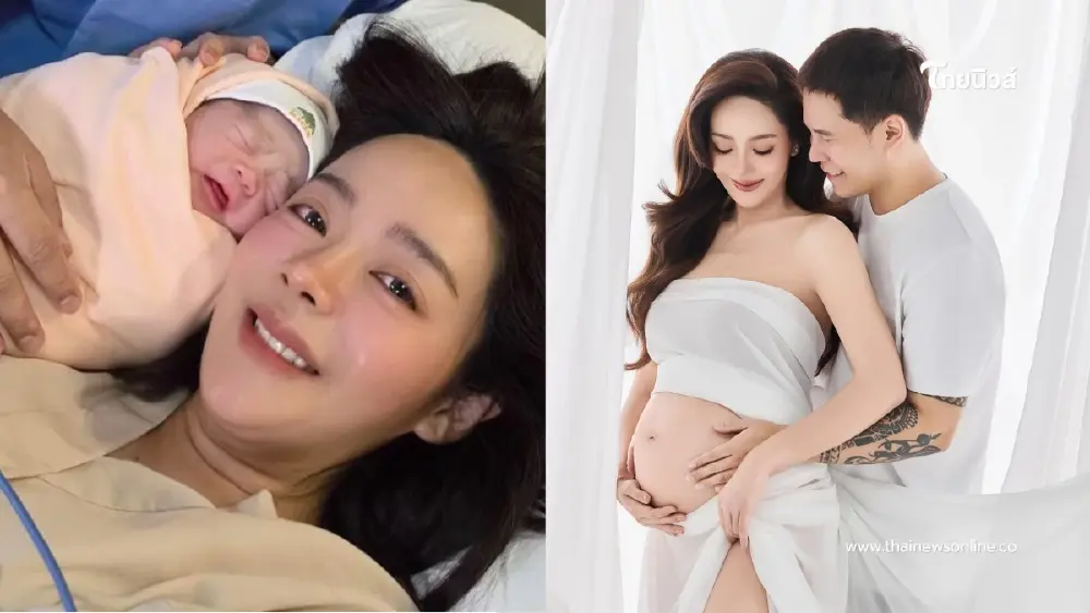 คุณแม่ป้ายแดง! "ปุยฝ้าย ณัฎฐพัชร์" ต้อนรับลูกสาวคนแรก