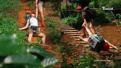 สายลุยที่แท้ทรู "แซมมี่" พิชิตยอดเขา ช็อตหมดแรงทำแฟนคลับเอ็นดู
