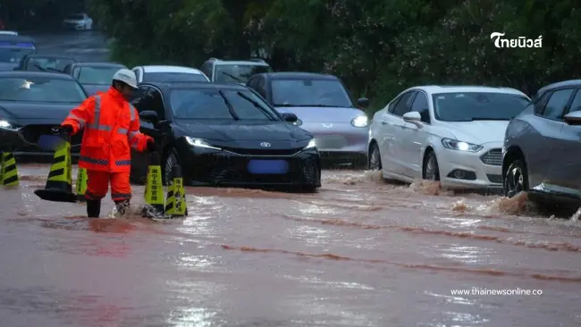 พายุไต้ฝุ่นไมสักถล่มจีนตอนใต้ ทำฝนตกหนักรุนแรงฉับพลัน พายุไต้ฝุ่นไมสักถล่มจีนตอนใต้ ทำฝนตกหนักรุนแรงฉับพลัน