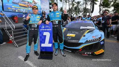 "ต๊อด ปิติ" ซิ่ง Honda NSX GT3 แซงท้ายเกม! สิงห์ มอเตอร์สปอร์ตฯ เหมาชัย GT3 ศึกบางแสน "ต๊อด ปิติ" ซิ่ง Honda NSX GT3 แซงท้ายเกม! สิงห์ มอเตอร์สปอร์ตฯ เหมาชัย GT3 ศึกบางแสน