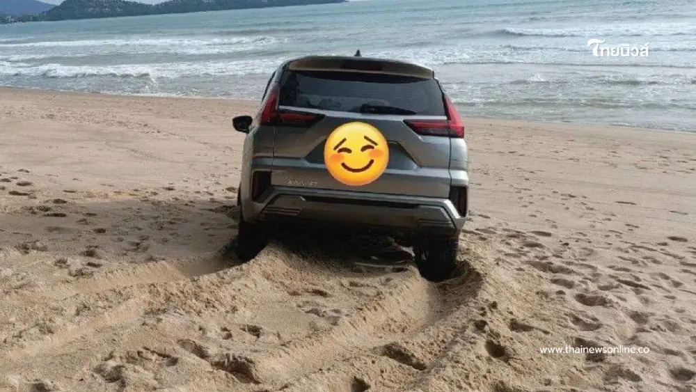 2 วันติด ต่างชาติขับรถลงหาดคันแรกโดนปรับคันสองติดหล่ม 2 วันติด ต่างชาติขับรถลงหาดคันแรกโดนปรับคันสองติดหล่ม