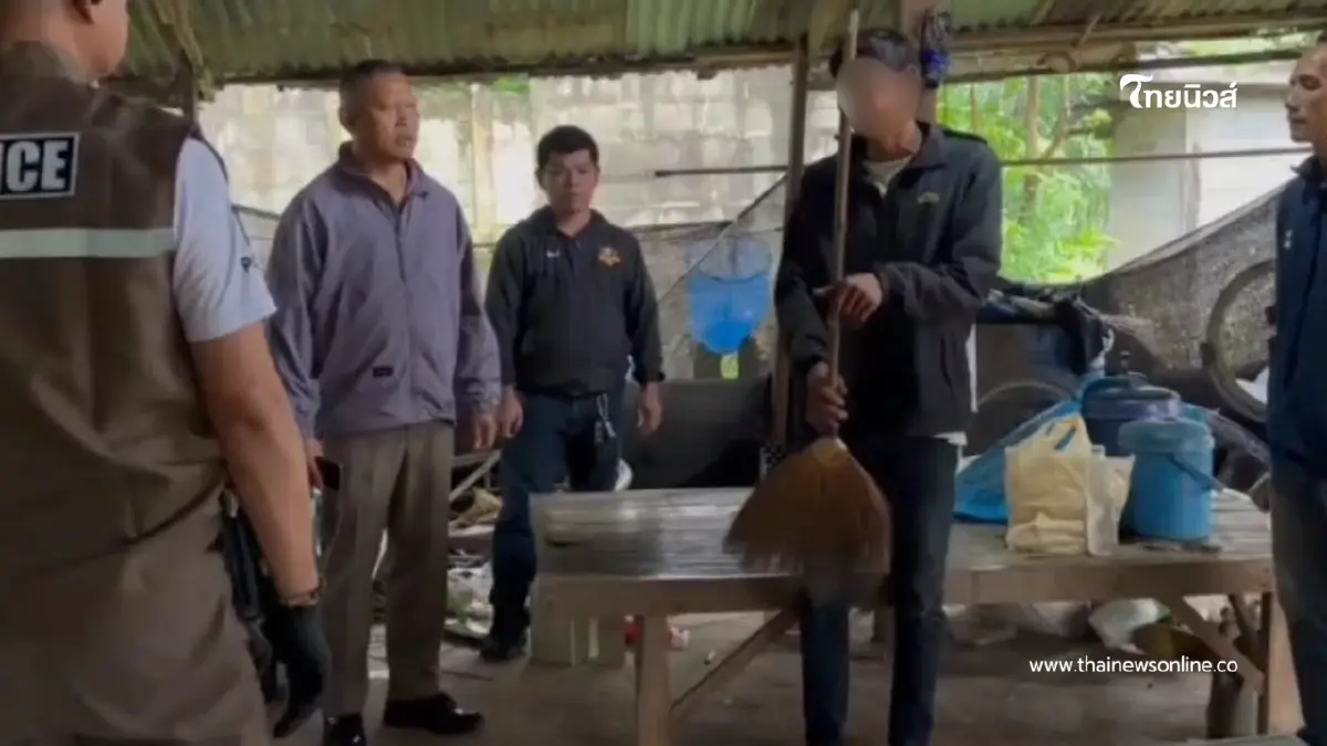 เหตุสุดสลด! ฉุนสุนัขเห่า รำคาญคว้าไม้ฟาดคอเพื่อนดับคาที่