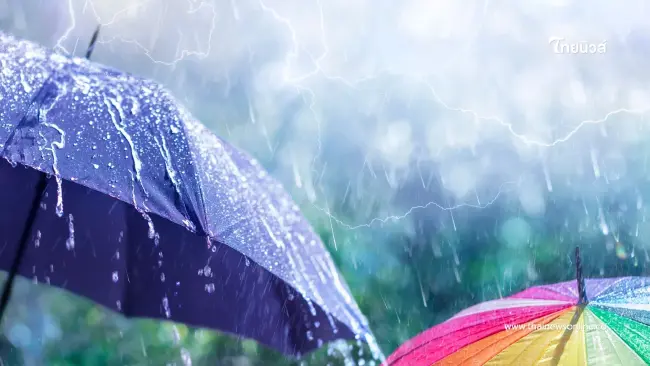 พยากรณ์อากาศวันนี้ เตือนฝนตกหนักถึงหนักมากหลายพื้นที่