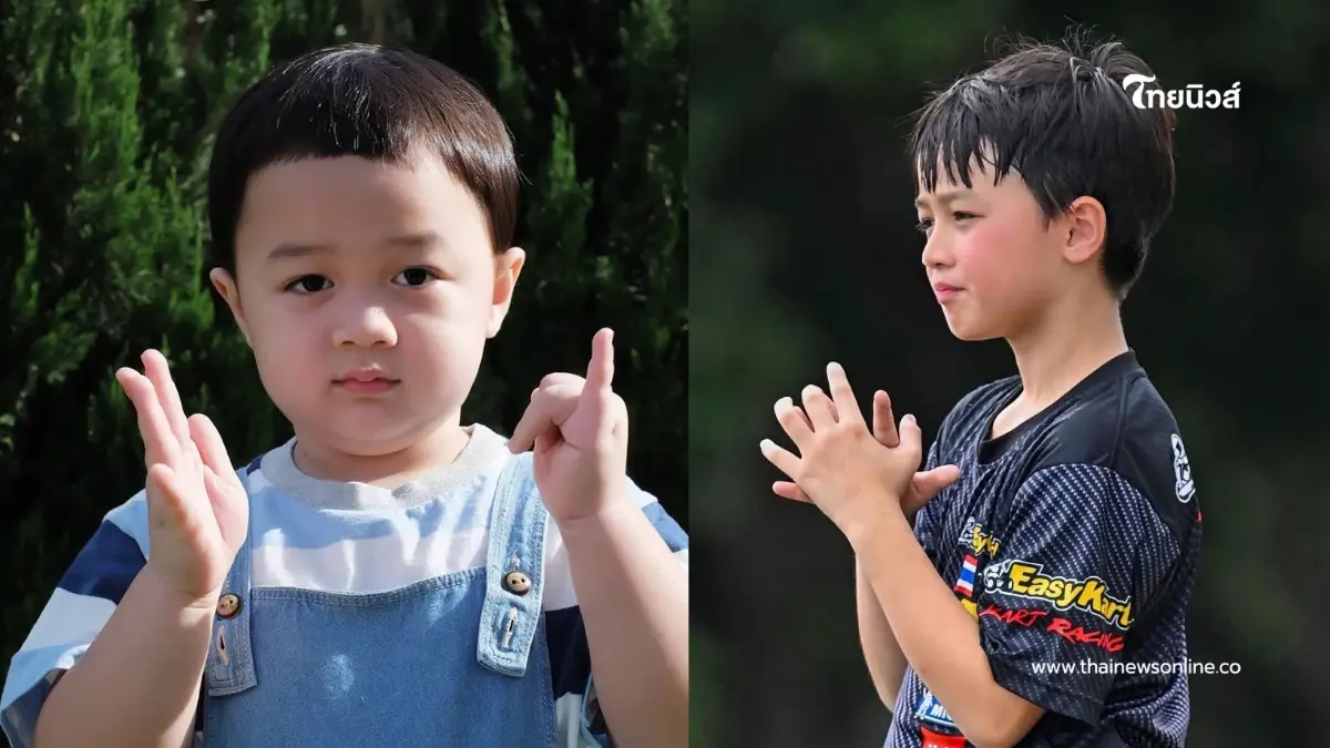 ฉายแววซุปตาร์สปอร์ต "น้องพายุ" ทายาทชมพู่-น็อต สู่หนุ่มนักซิ่ง