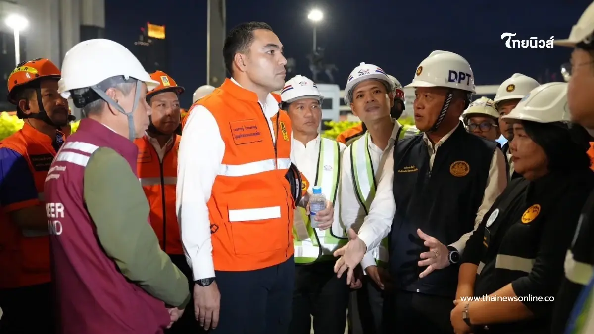"เจเศรษฐ์" ลงพื้นที่ด่วน! กำชับกรมโยธาฯ เร่งประเมินความปลอดภัยของอาคารโดยรอบ