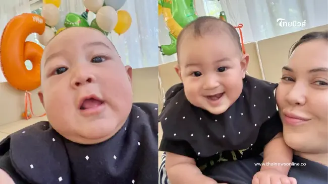"แมท ภีรนีย์" รีวิวพัฒนาการ ลูก วัย 6 เดือน กินเก่งสุดกวน "แมท ภีรนีย์" รีวิวพัฒนาการ ลูก วัย 6 เดือน กินเก่งสุดกวน